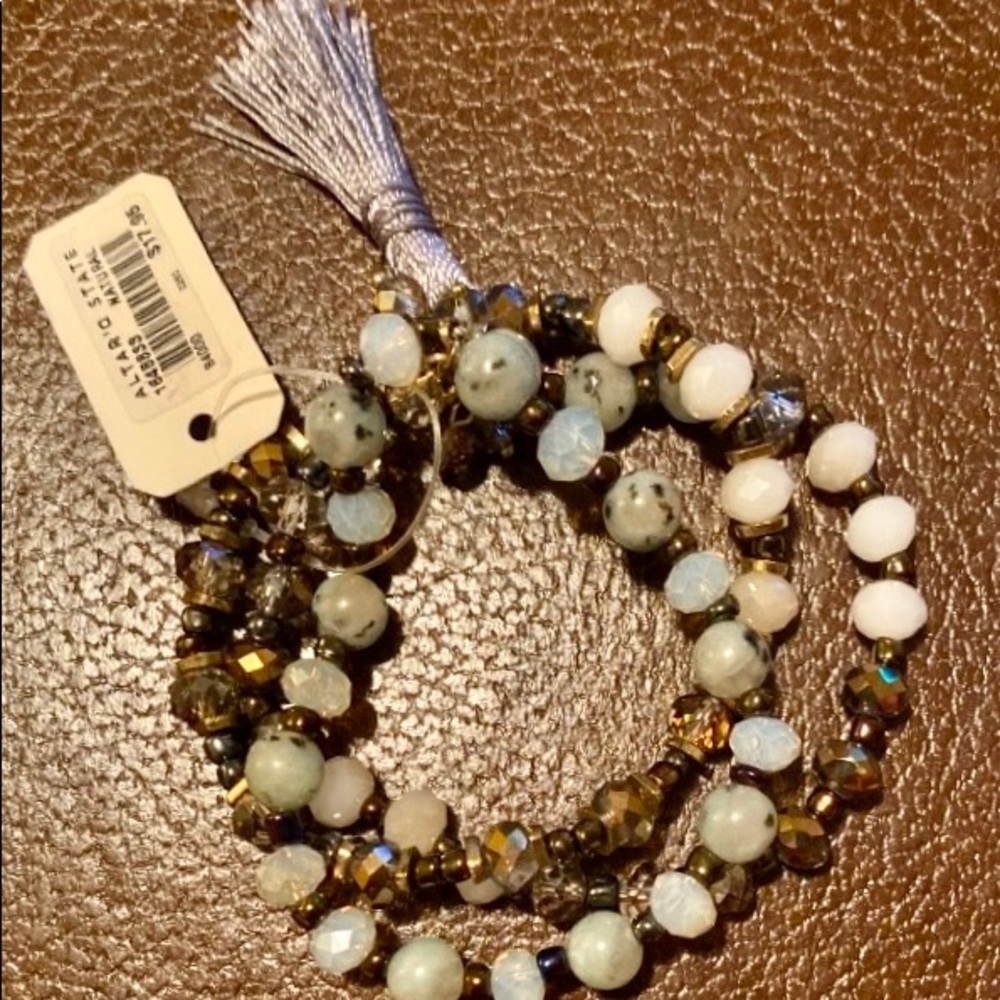 3/$25 Altar’d State Stone Bracelet with Tassel